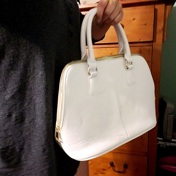 Peck & Peck white leather bag - Picture 6 of 6